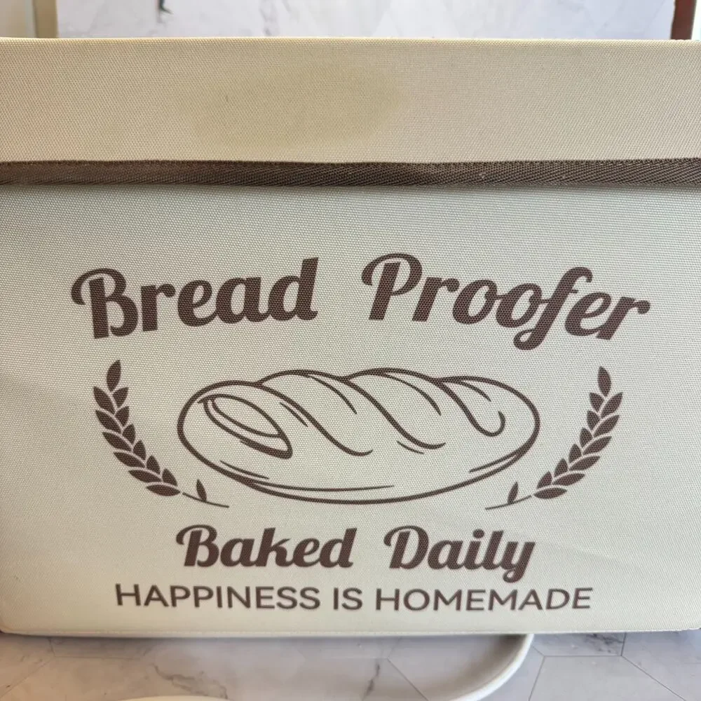 Folding Bread Proofing Box 50-113℉ 48H Timer Dough Proofer Metal Rack GIYUDOT